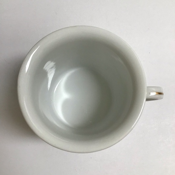Vintage Porcelain Coffee Mug TEACHER Knobler Japan MCM Tea Desk Pencil Cup Gold - Picture 13 of 15